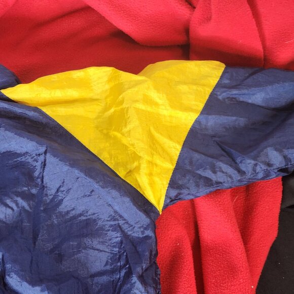 NBA Stuff Jump Ball Ball Hawk Retro Indiana Pacers Windbreaker by Mighty-Mac 18M - Picture 8 of 16